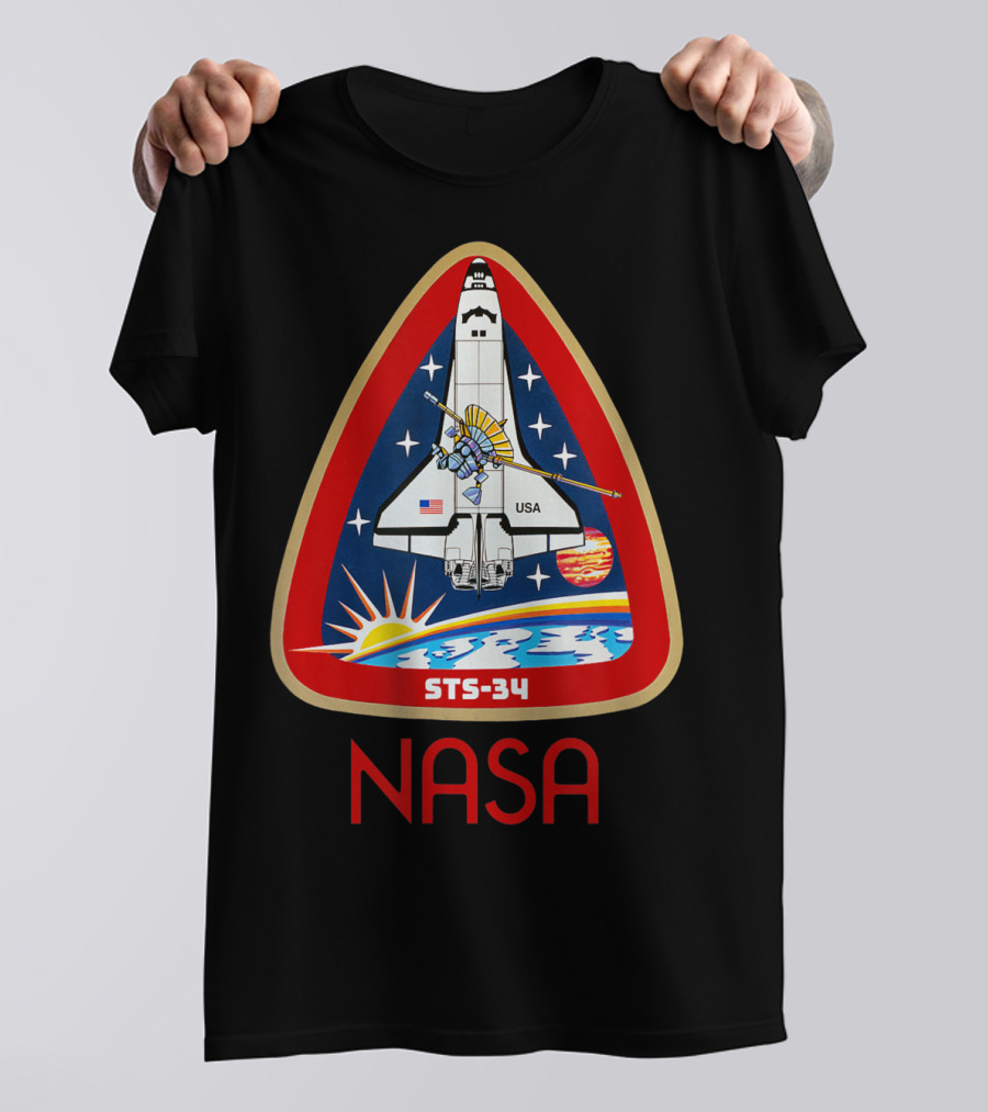 NASA STS-34 Space Shuttle Mission Patch T-Shirt