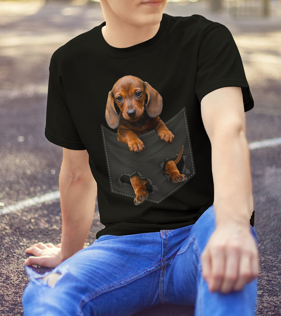 Dachshund In My Pocket Weiner Dog T-Shirt