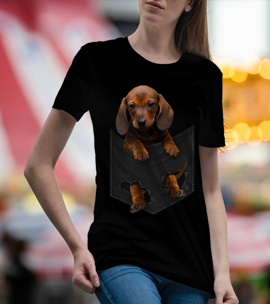 Dachshund In My Pocket Weiner Dog T-Shirt