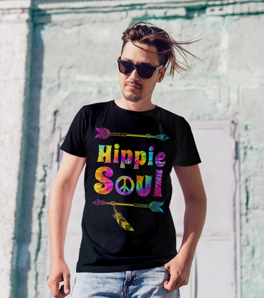 Hippie Soul Tie Dye Peace Tribal Love T-Shirt