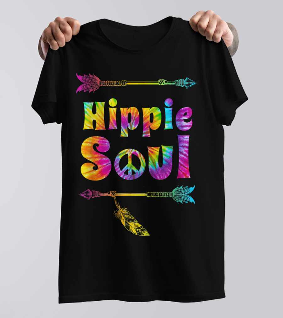 Hippie Soul Tie Dye Peace Tribal Love T-Shirt