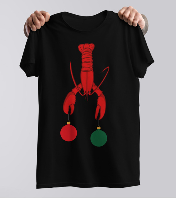 Louisiana Crawfish Cajun Holiday Ornaments T-Shirt