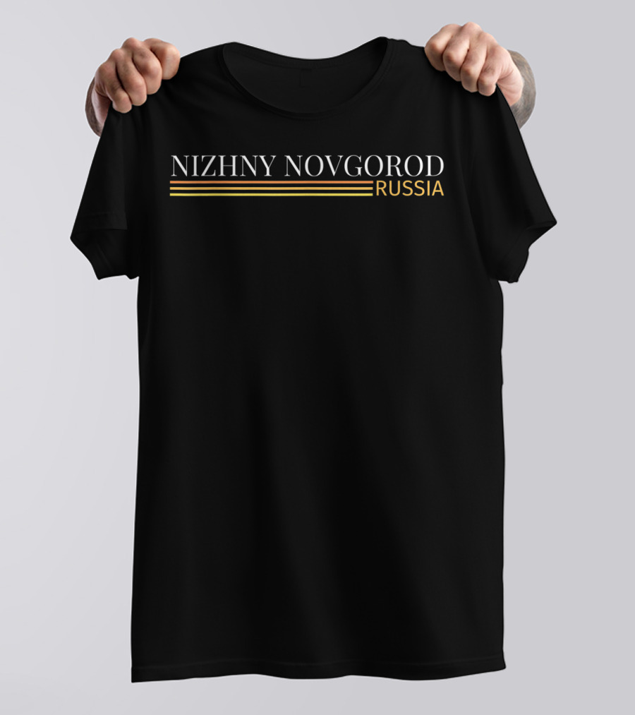 Nizhny Novgorod Russia Bold Lines T-Shirt
