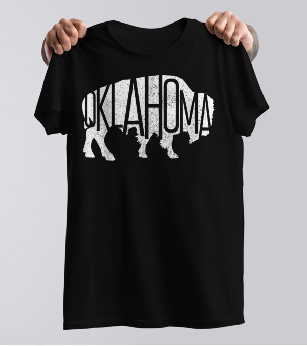 Oklahoma Bison American Buffalo National Park Iconic T-Shirt