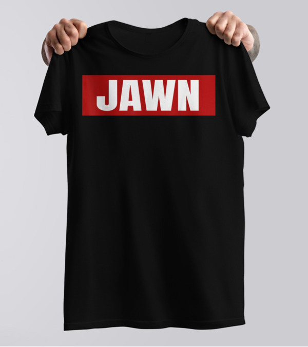 Philadelphia Jawn Bold Red Block Text T-Shirt
