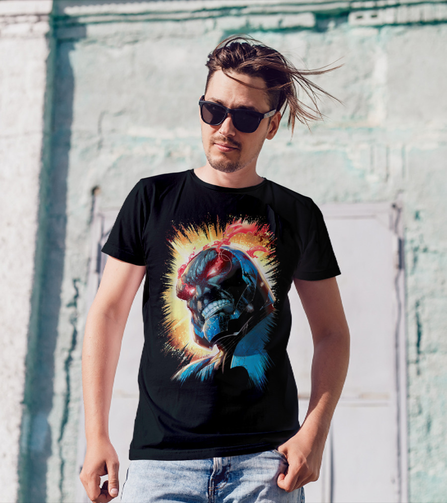 Justice League Darkseid Is Apokolips Omega Beam Wrath T-Shirt