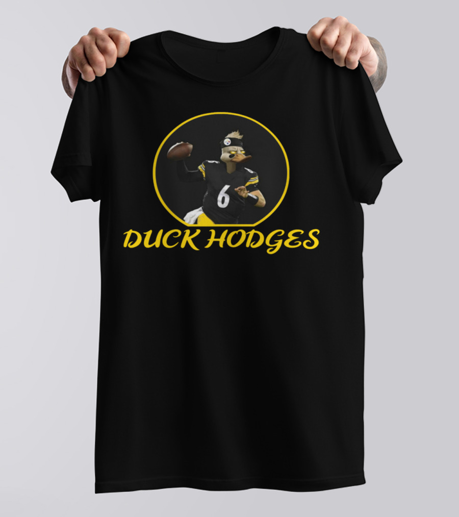 Duck Hodges Pittsburgh Football Player Number Six T-Shirt