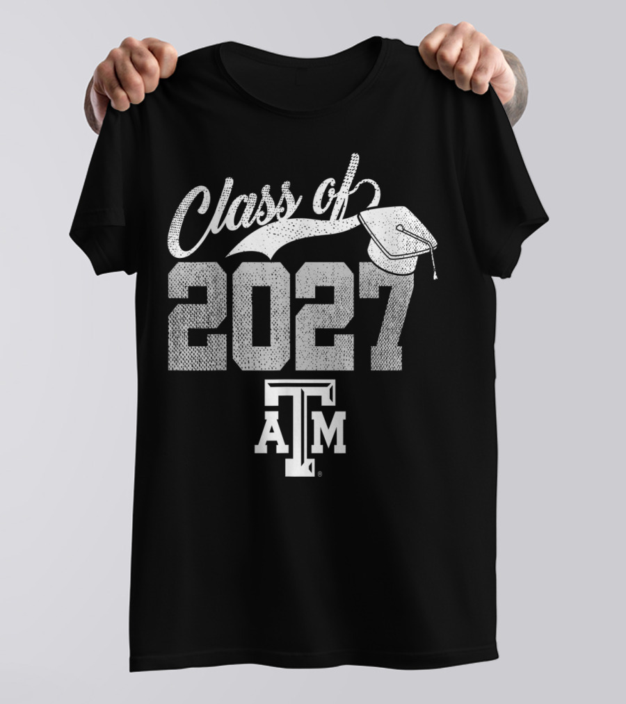 Texas A&M Aggies Class Of 2027 Graduation Team Spirit T-Shirt