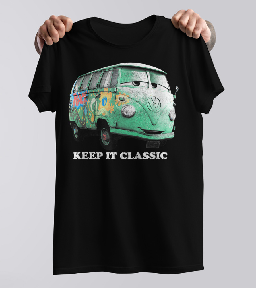 Disney Pixar Cars Fillmore Keep It Classic Volkswagen Van T-Shirt