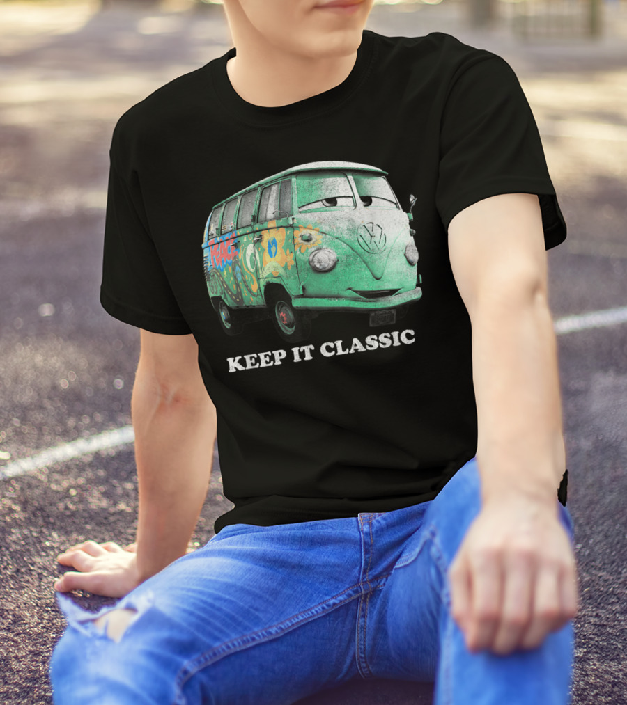 Disney Pixar Cars Fillmore Keep It Classic Volkswagen Van T-Shirt