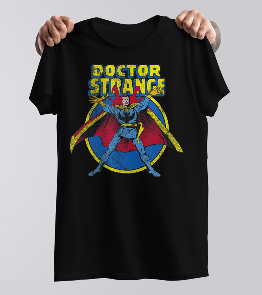 Doctor Strange Vintage Comic Style Marvel Superhero T-Shirt