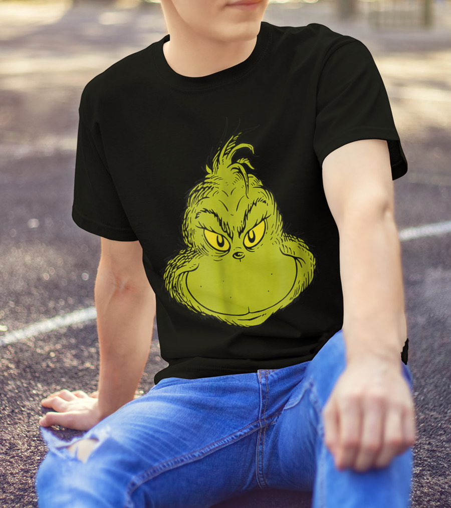 Dr Seuss Grinch Classic Face T-Shirt