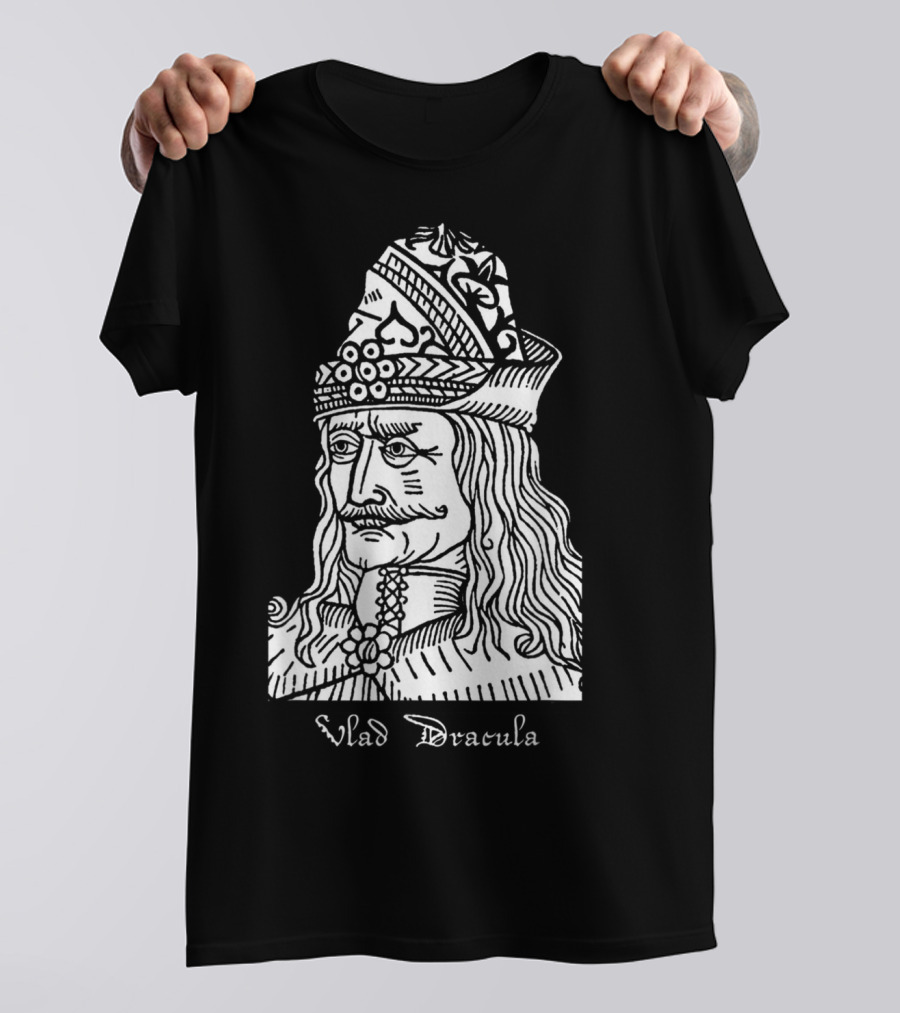 Vlad Dracula The Impaler Tepes Classic Horror T-Shirt