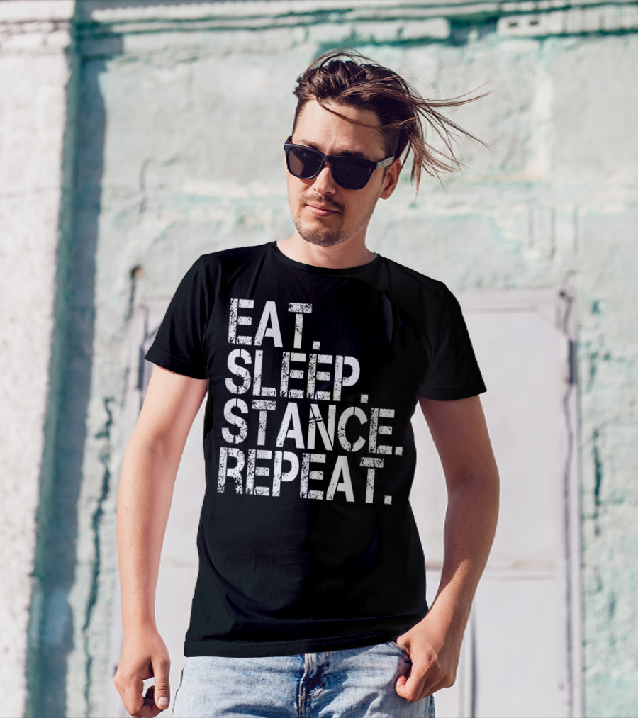 Eat Sleep Stance Repeat JDM Euro Classic Show Stance Life T-Shirt