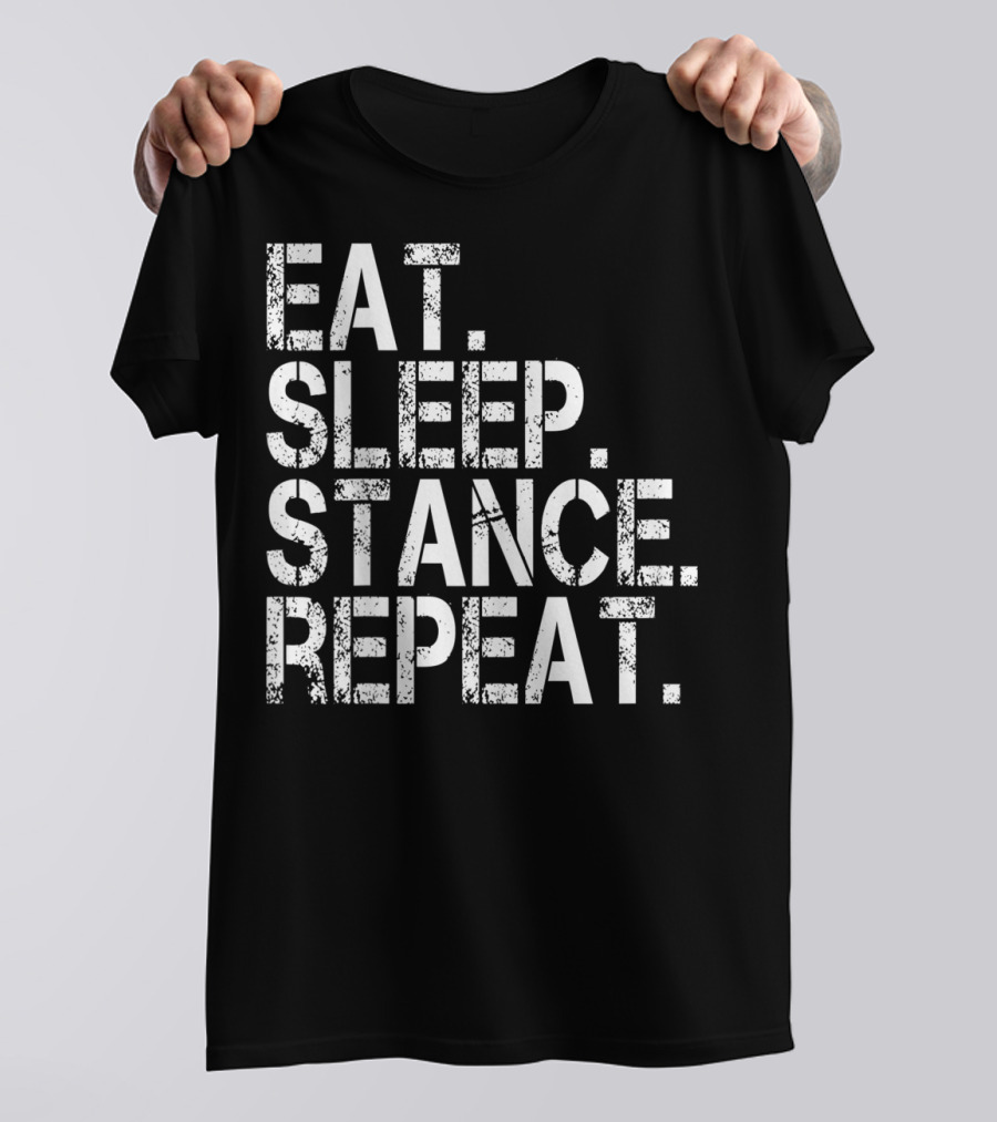 Eat Sleep Stance Repeat JDM Euro Classic Show Stance Life T-Shirt