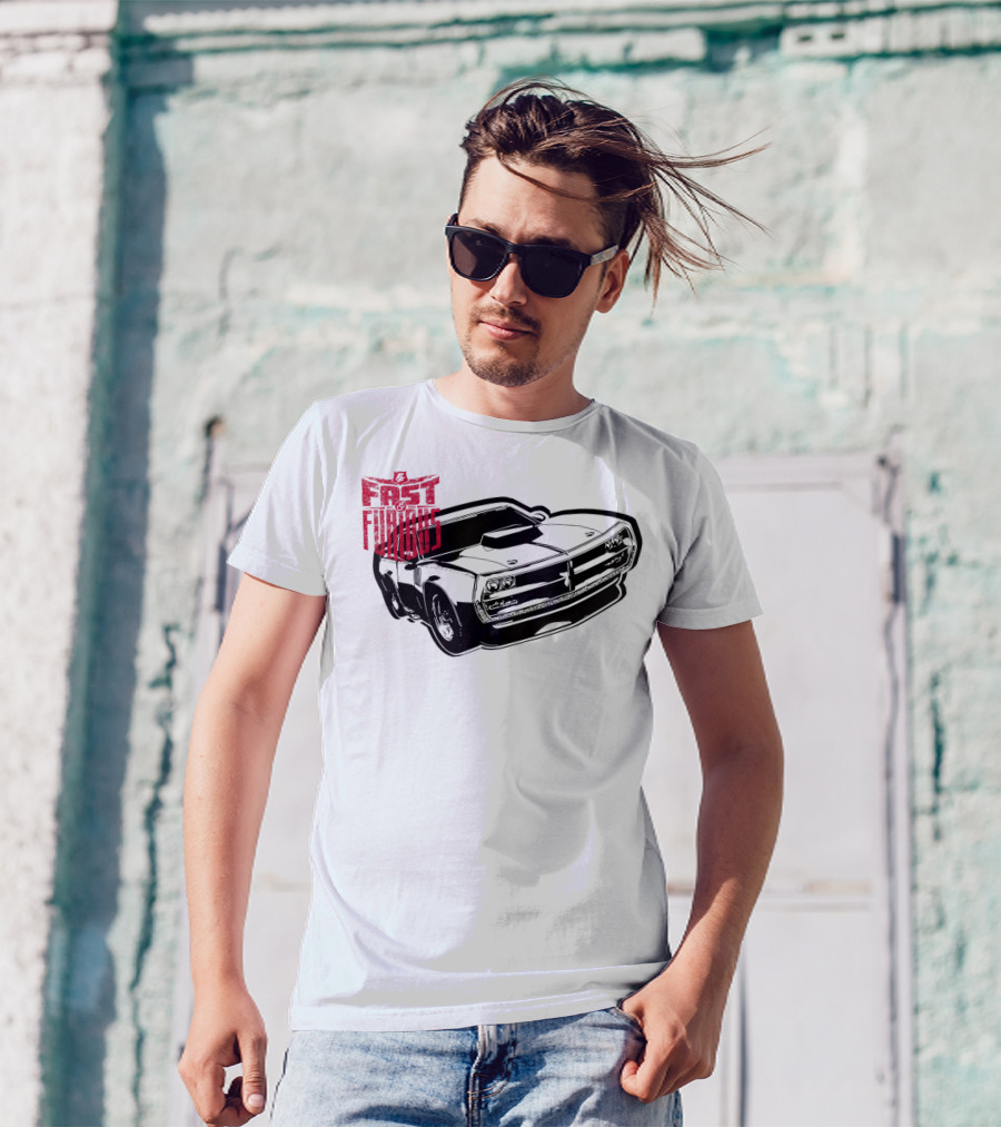 Fast Furious Est 2001 Classic Muscle Car Iconic T-Shirt