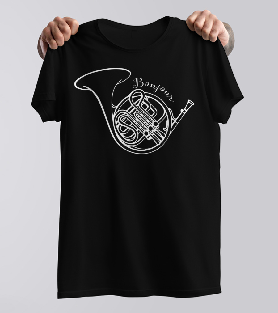 Bonjour French Horn Music Classic Brass T-Shirt
