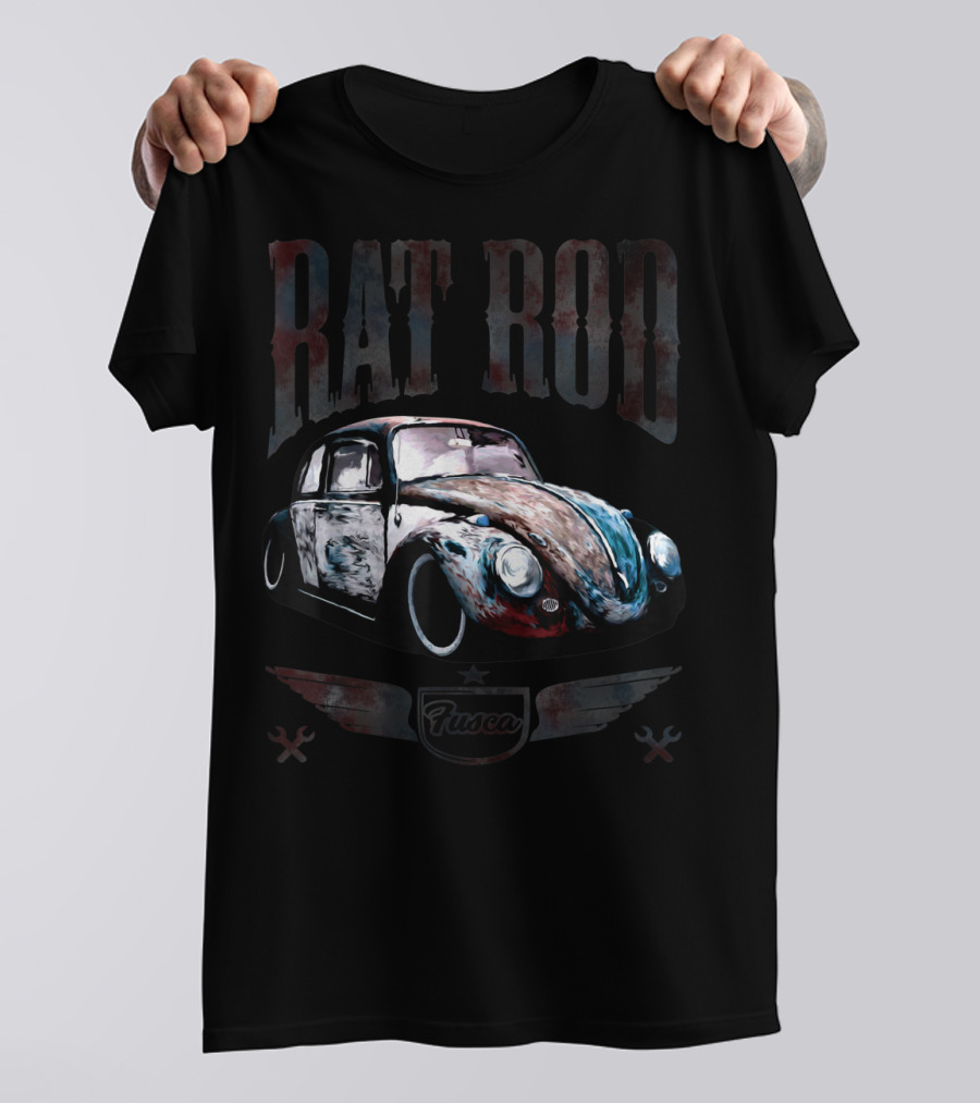Fusca Rat Rod Classic Cars T-Shirt
