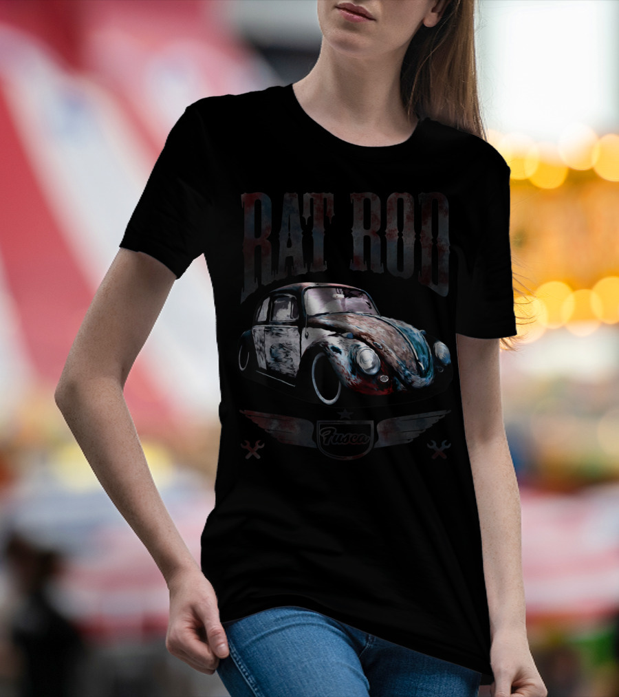 Fusca Rat Rod Classic Cars T-Shirt