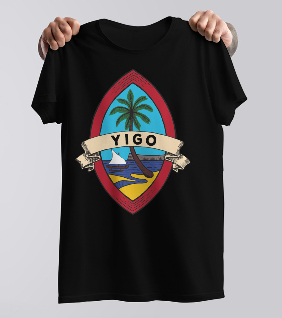 Guam Seal Yigo Palm Tree Classic T-Shirt