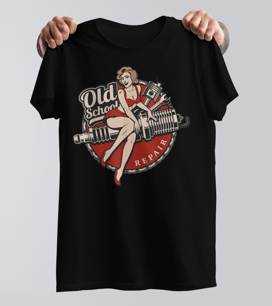 Old School Repair Vintage Classic Car T-Shirt