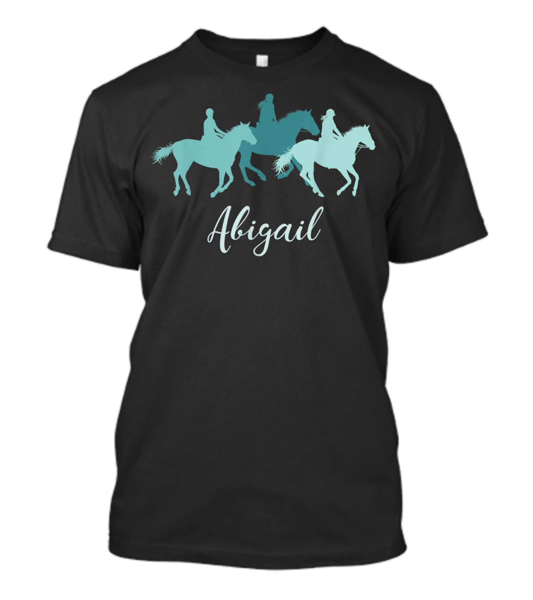 Abigail Personalized Horse Girl Name T-Shirt