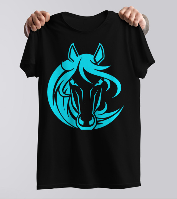Angry Horse Neon Glowing T-Shirt