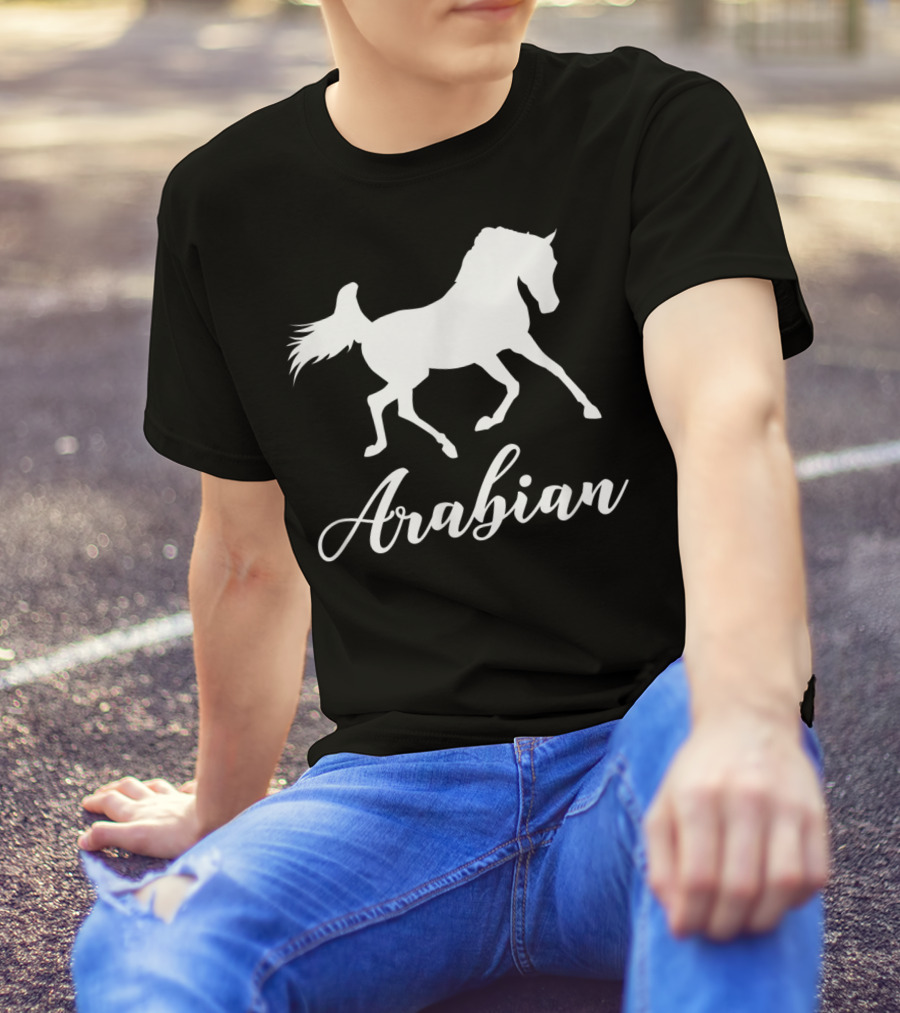 Arabian Horse Silhouette Owner Arabian T-Shirt