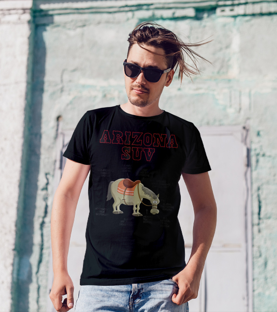 Arizona SUV Horse Mule Funny Joke T-Shirt