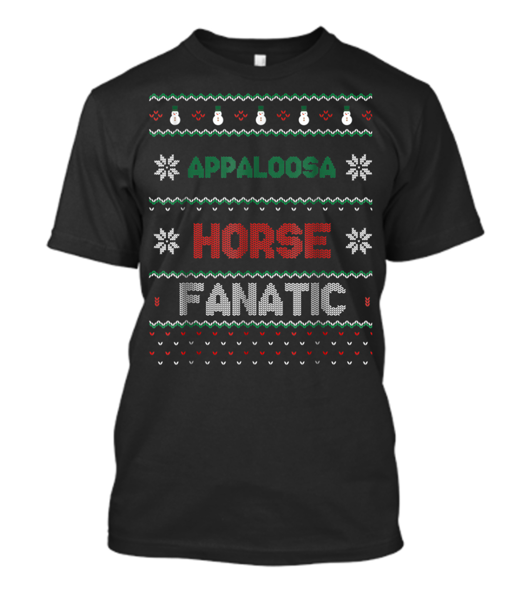 Appaloosa Horse Fanatic Holiday T-Shirt