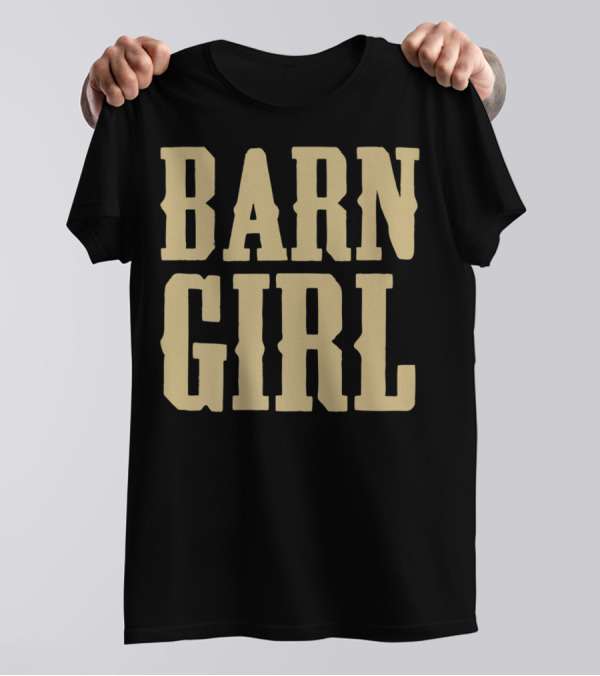 Barn Girl Funny Horse Lover 1 Retro Western T-Shirt