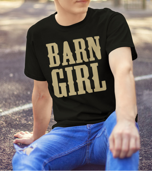 Barn Girl Funny Horse Lover 1 Retro Western T-Shirt