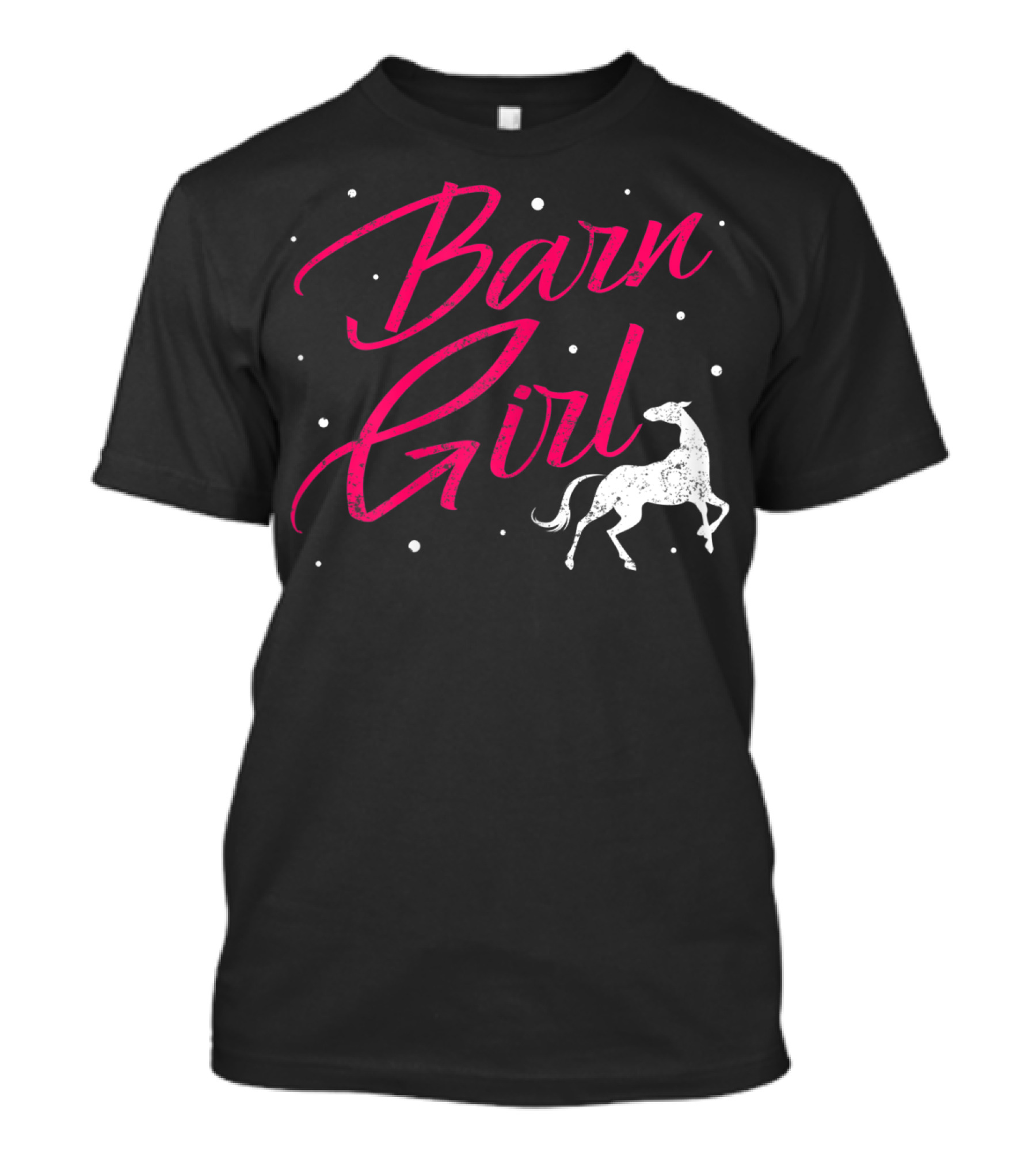 Barn Girl Horse Equestrian Spirit T-Shirt