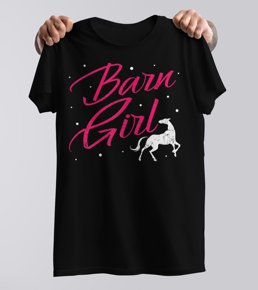 Barn Girl Horse Equestrian Spirit T-Shirt