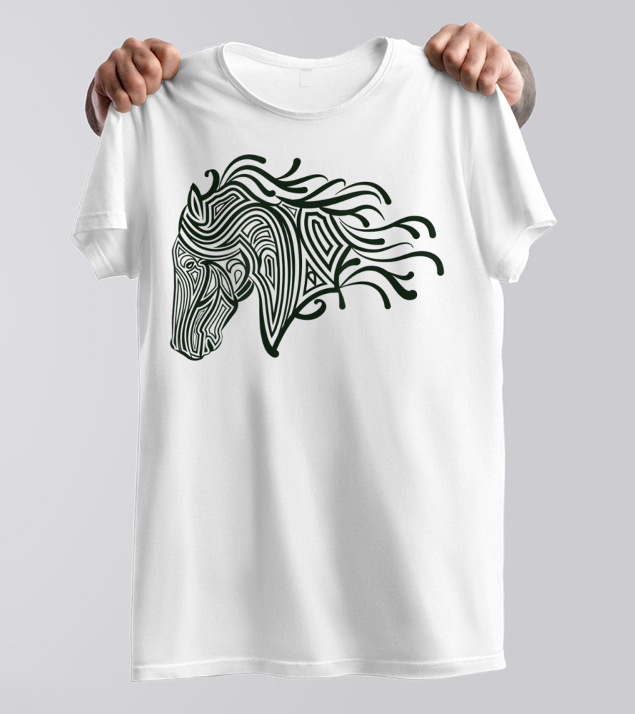 Creative Unique Horse With Flo T-Shirt