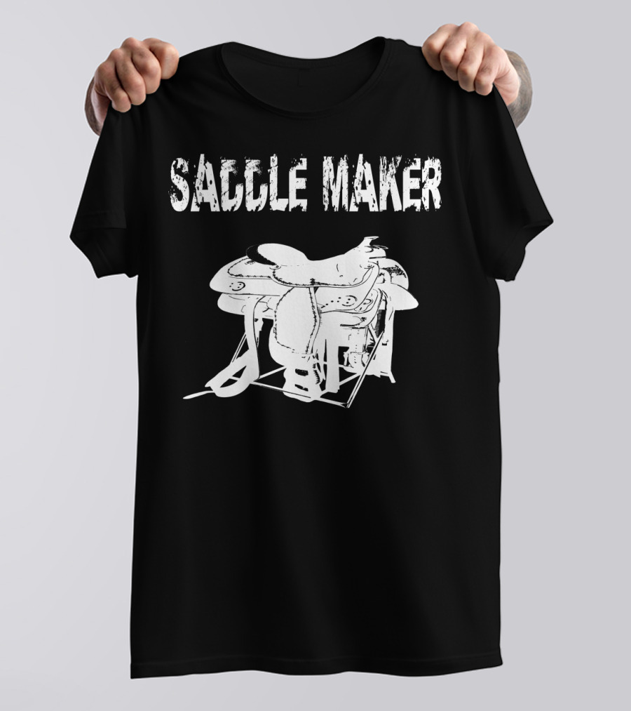Saddle Maker Horse Saddle Repair Custom T-Shirt