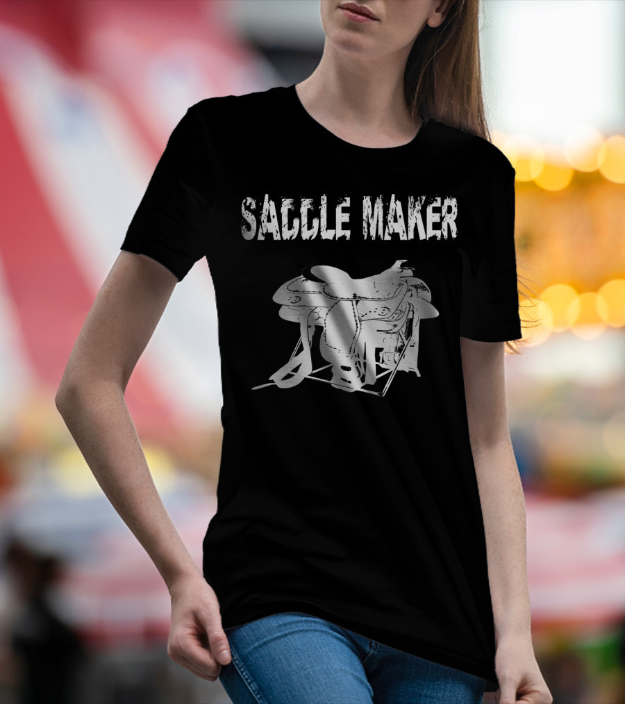 Saddle Maker Horse Saddle Repair Custom T-Shirt