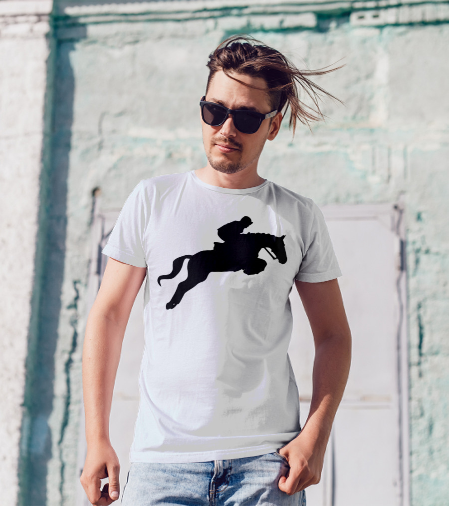 Cute English Riding Hunter Jumper Girl Equitation T-Shirt