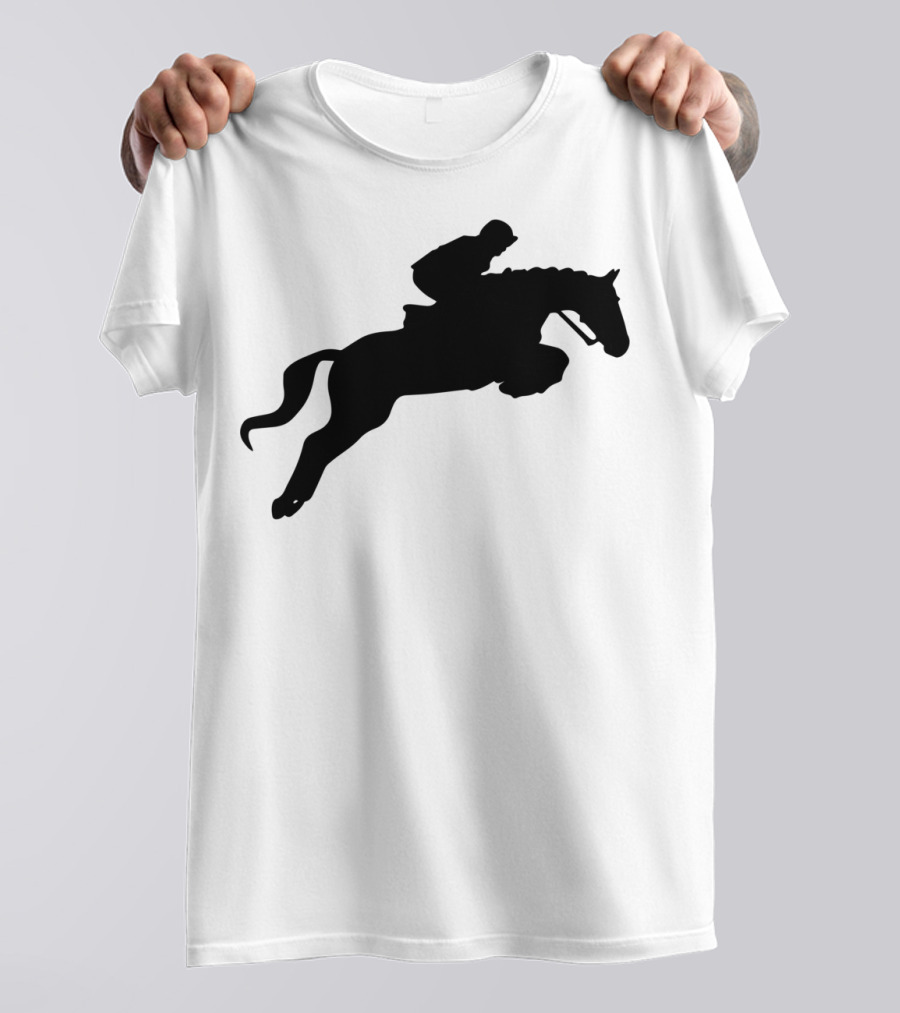Cute English Riding Hunter Jumper Girl Equitation T-Shirt