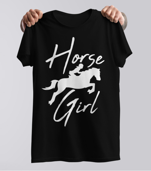 Horse Girl Horseback Riding Farm T-Shirt