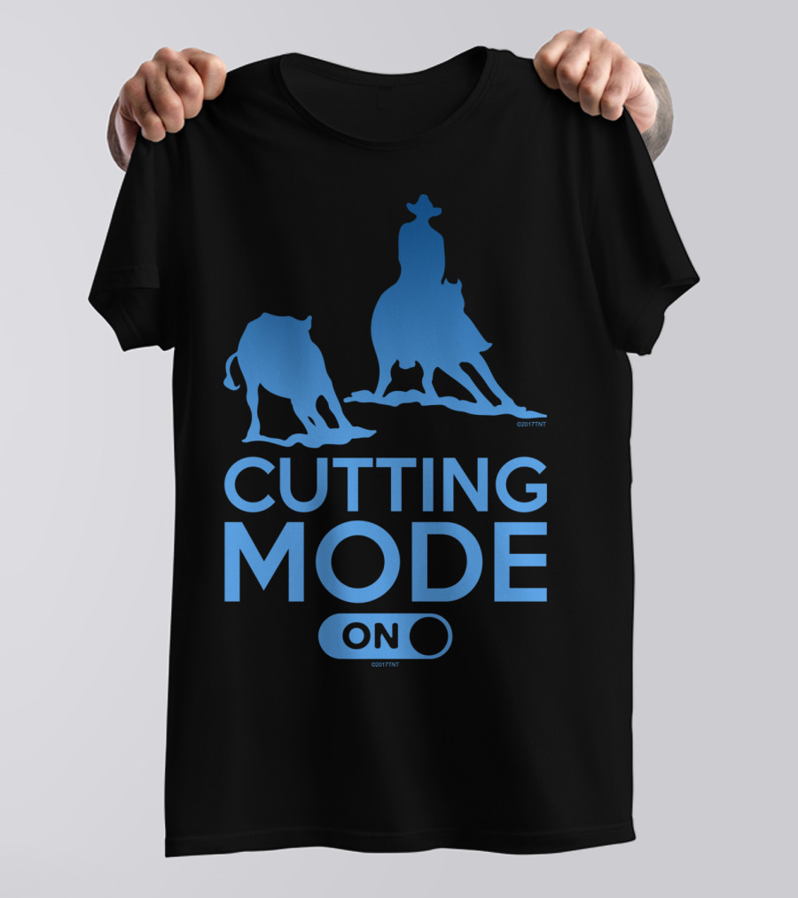 Cutting Mode On Cutting Horse Rider T-Shirt
