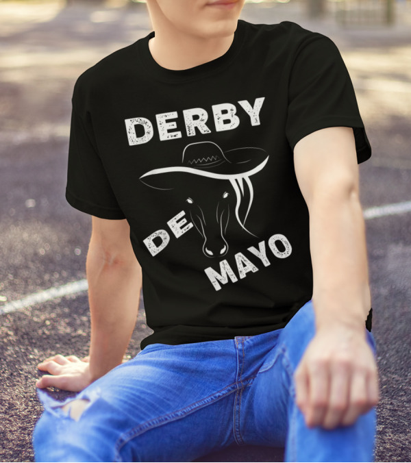 Derby De Mayo Sombrero Horse Race Mexican T-Shirt