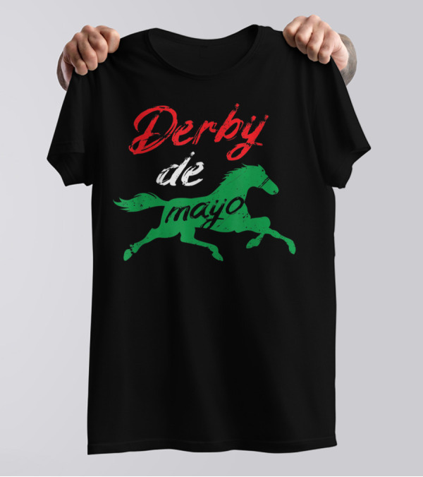Derby De Mayo Mexican Horse Racing Equestrian T-Shirt