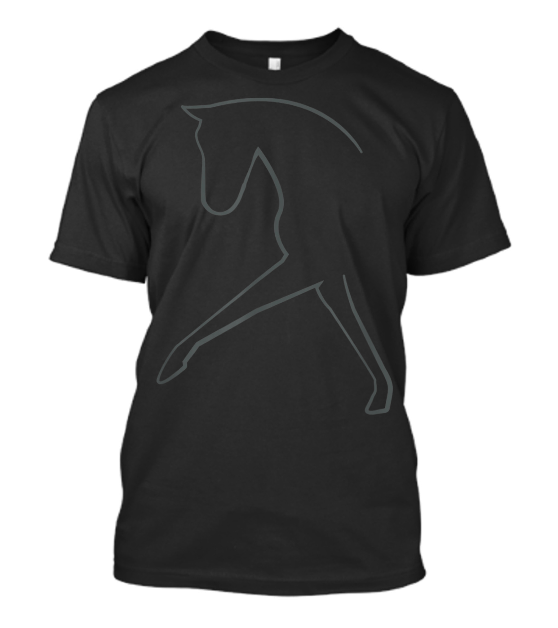 Elegant Outline Dressage Horse T-Shirt