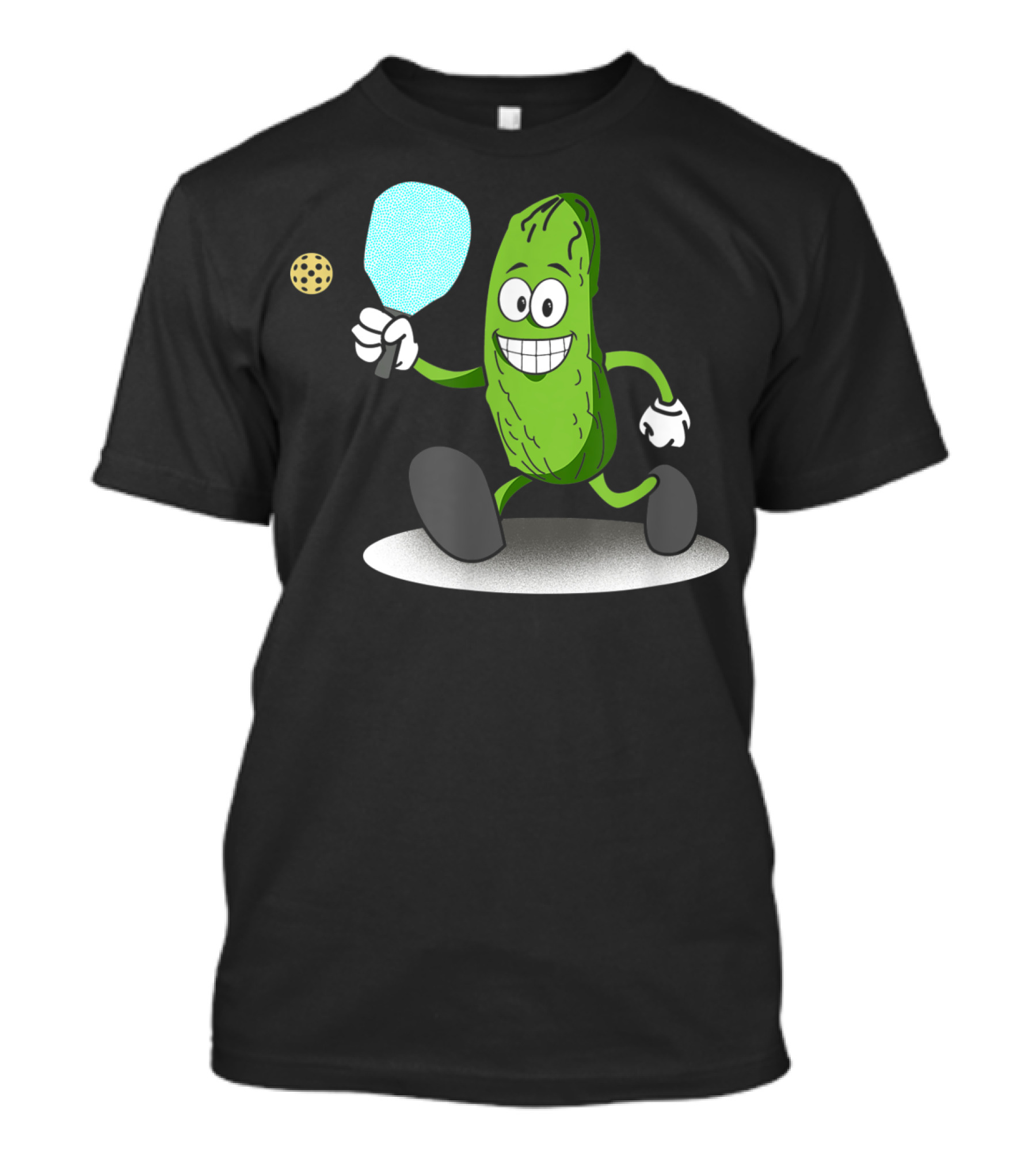 Funny Pickleball Pickle Playing Paddle Sports T-Shirt