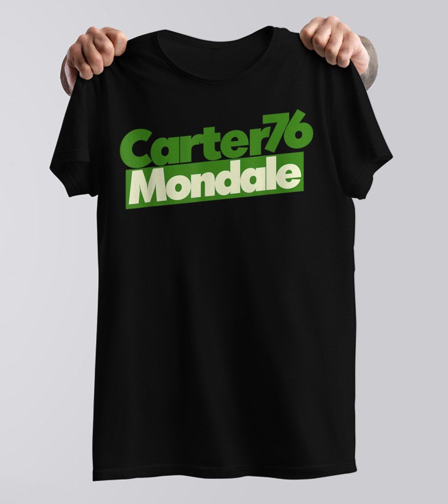 Carter Mondale 76 Vintage Political Campaign T-Shirt