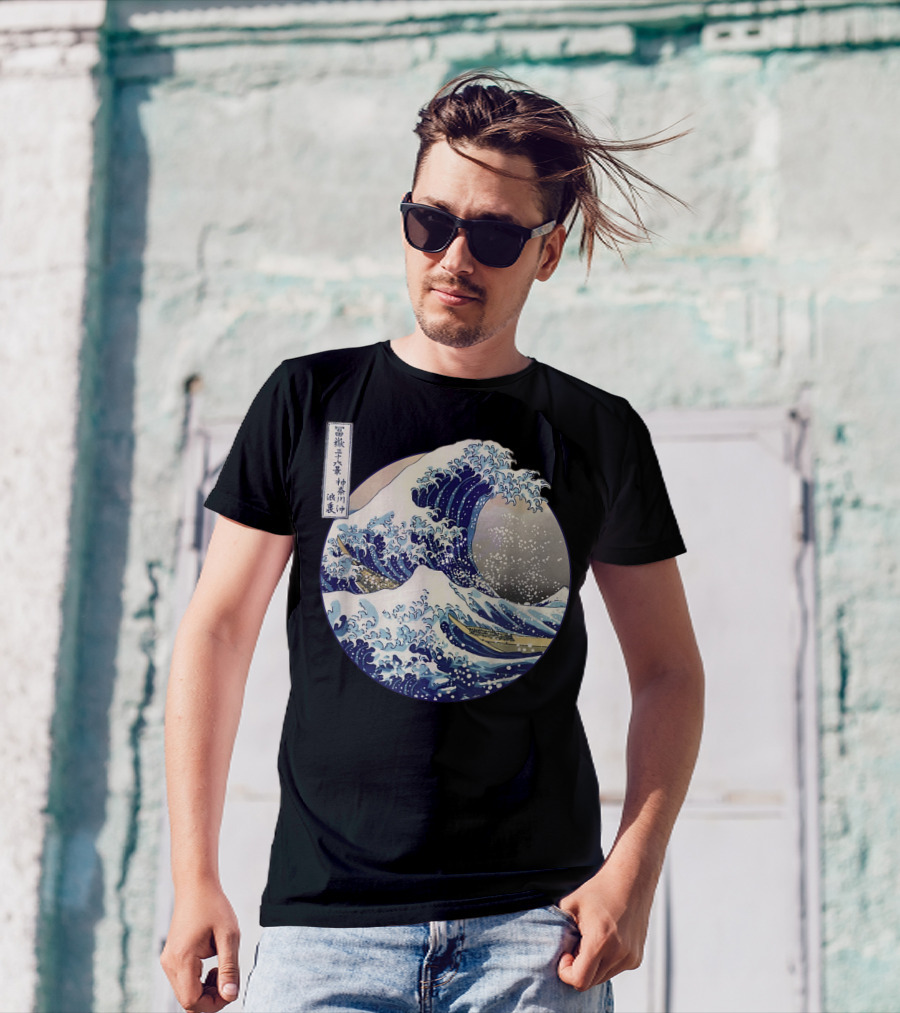 Kanagawa Japanese The Great Wave Off Kanagawa Classic Ukiyo-e T-Shirt