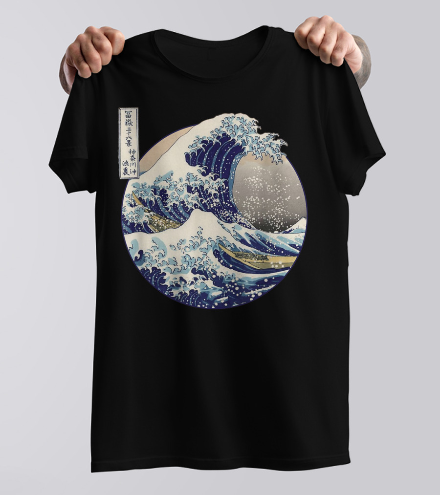 Kanagawa Japanese The Great Wave Off Kanagawa Classic Ukiyo-e T-Shirt