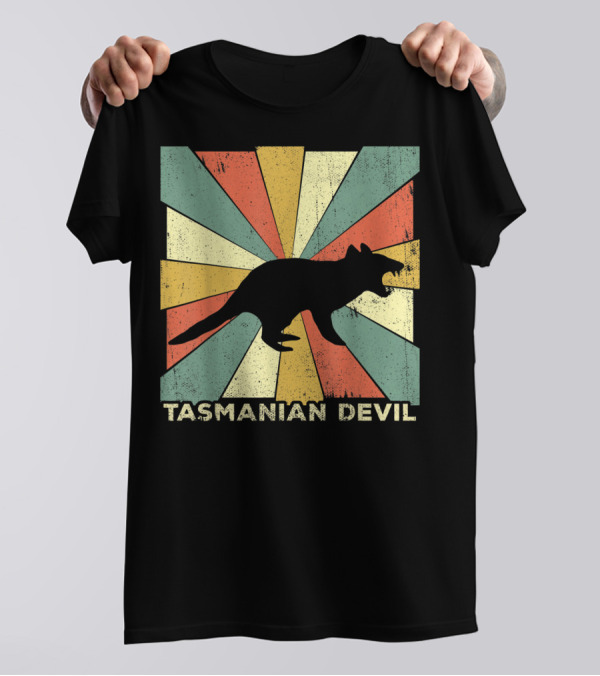 Vintage Tasmanian Devil Lover Style Animal Retro T-Shirt