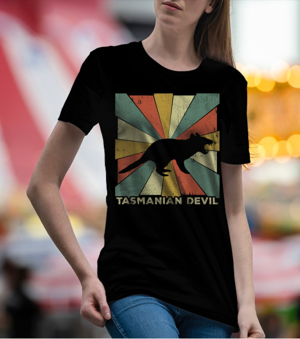 Vintage Tasmanian Devil Lover Style Animal Retro T-Shirt